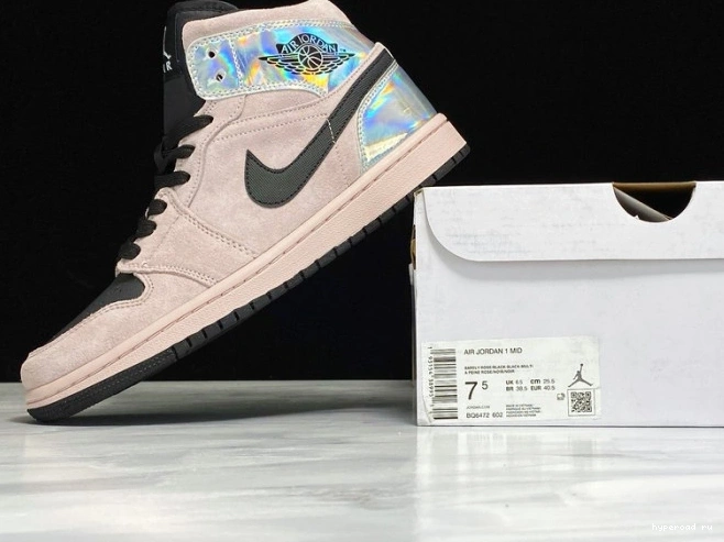 Mid 1 Jordan Dirty BQ6472-602 Powder Iridescent Air (W) 1013